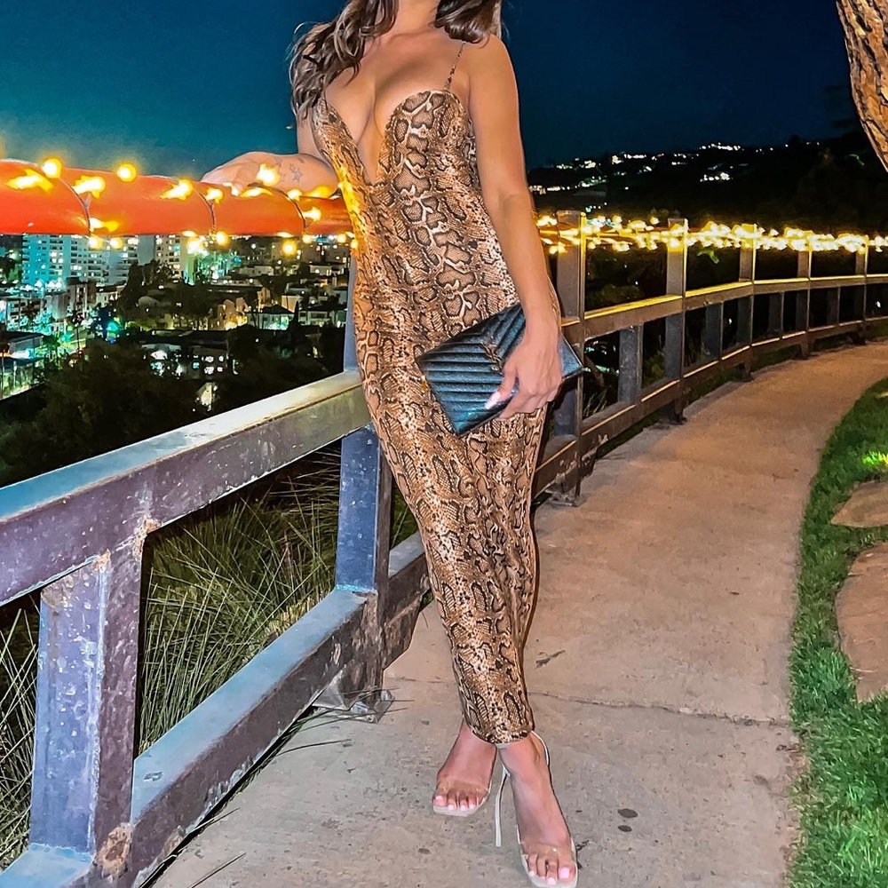 Snakeskin dress